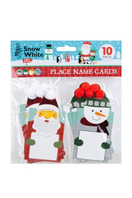 VFM e-Store Christmas Place Name Cards Table Marker 10 20x17. 9x1 - image 1