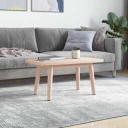 Berkfield Home Table Top 80x40x2.5 cm Solid Wood Pine Rectangular in Brown - thumbnail 2