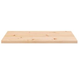 Berkfield Home Table Top 80x40x2.5 cm Solid Wood Pine Rectangular in Brown - thumbnail 3