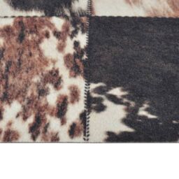 Berkfield Home Kitchen Rug Washable Animal Skin 45x150 cm Velvet - thumbnail 4