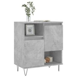 Berkfield Home Sideboard Concrete Grey 60x35x70 cm Engineered Wood - Size: 60 x 35 x 70 cm - thumbnail 3