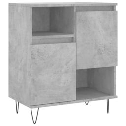 Berkfield Home Sideboard Concrete Grey 60x35x70 cm Engineered Wood - Size: 60 x 35 x 70 cm - thumbnail 2