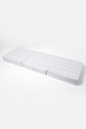 Homescapes Quilted Cotton 3 Seater Orthopaedic Booster Cushion Cover in Grey - thumbnail 5