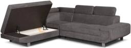 Snugg Furniture UK Limited (Left Hand) Sarntic Corner Sofa bed with storage in Grey - thumbnail 3