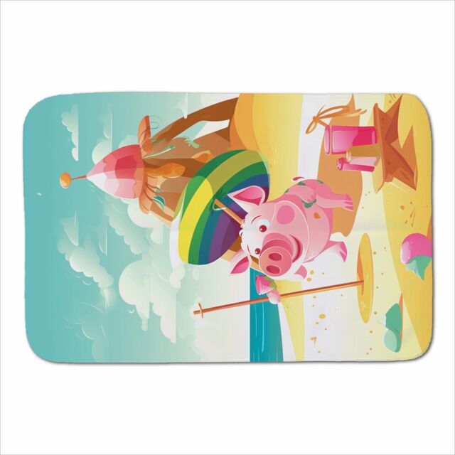 Warren Reed - Designer Fish On A Beach Holiday Sherpa Blanket in Yellow - Size: Large - image 1