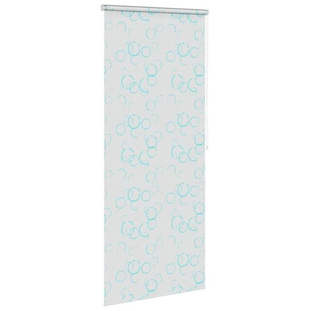 Berkfield Home Shower Roller Blind 100x240 cm Bubble in White - image 1