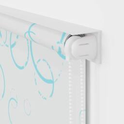 Berkfield Home Shower Roller Blind 100x240 cm Bubble in White - thumbnail 7