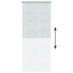 Berkfield Home Shower Roller Blind 100x240 cm Bubble in White - thumbnail 5