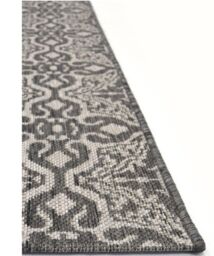 THE RUGS County Collection Victorian Indoor/Outdoor Rugs - 11647A in Dark Grey - Size: 120 cm x 170 cm - thumbnail 5