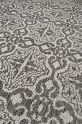 THE RUGS County Collection Victorian Indoor/Outdoor Rugs - 11647A in Dark Grey - Size: 120 cm x 170 cm - thumbnail 4