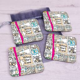 Uniqueful Personalised Favourite Place Set of 4 Coasters for Friend - Size: 1 Pack - thumbnail 9
