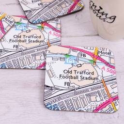 Uniqueful Personalised Favourite Place Set of 4 Coasters for Friend - Size: 1 Pack - thumbnail 3