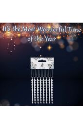 VFM e-Store Christmas Tree Decoration Crystal Look Icicles Ornament X Clear - thumbnail 3