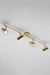 BHS Lighting Barley Spotlight Bar Ceiling Light in Metallic Gold