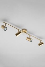 BHS Lighting Barley Spotlight Bar Ceiling Light in Metallic Gold - thumbnail 2