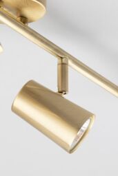 BHS Lighting Barley Spotlight Bar Ceiling Light in Metallic Gold - thumbnail 3