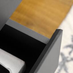 Wyld Haus Sola Vela Dark Grey Sideboard 2 Doors 3 Drawers Adjustable Shelves - thumbnail 8