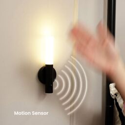 ValueLights Oakley Black Rechargeable Portable Wall Light with PIR Motion Sensor - thumbnail 5