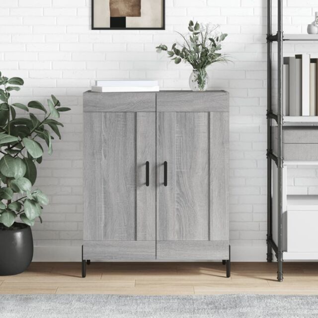 Berkfield Home Sideboard Grey Sonoma 69.5x34x90 cm Engineered Wood - image 1
