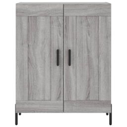 Berkfield Home Sideboard Grey Sonoma 69.5x34x90 cm Engineered Wood - thumbnail 5