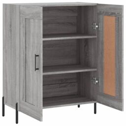 Berkfield Home Sideboard Grey Sonoma 69.5x34x90 cm Engineered Wood - thumbnail 6
