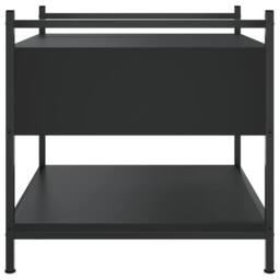Berkfield Home Coffee Table Black 50x50x50 cm Engineered Wood - Size: 50 x 50 x 50 cm - thumbnail 7