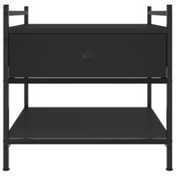 Berkfield Home Coffee Table Black 50x50x50 cm Engineered Wood - Size: 50 x 50 x 50 cm - thumbnail 6