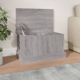 Berkfield Home Storage Box Grey Sonoma 50x30x28 cm Engineered Wood - Size: 50 x 30 x 28 cm - thumbnail 1