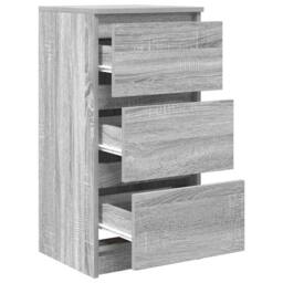 Berkfield Home Sideboard Grey Sonoma 37.5x35x76 cm Engineered Wood - thumbnail 5