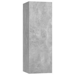 Berkfield Home Modern 6 Piece TV Cabinet Set Concrete Grey Engineered Wood - thumbnail 6