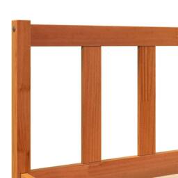 Berkfield Home Bed Frame without Mattress Wax Brown 200x200 cm Solid Wood Pine - thumbnail 7
