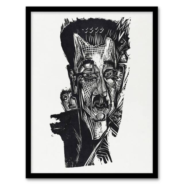 "Artery8 Dr Ludwig Binswanger Portrait Kirchner Framed Wall Art Print in White - Size: W12"" x H16""" - image 1
