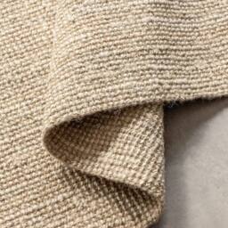 THE RUGS Handwoven Flatweave Jute Rug & Runner Natural Fibre Durable in Cream - Size: 80 cm x 200 cm - thumbnail 3