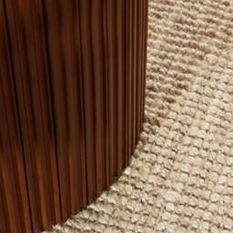THE RUGS Handwoven Flatweave Jute Rug & Runner Natural Fibre Durable in Cream - Size: 80 cm x 200 cm - thumbnail 6