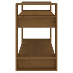 Berkfield Home Beautiful Book Cabinet/Room Divider Honey Brown 80x35x56.5 cm Sol - thumbnail 6