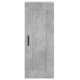 Berkfield Home Highboard Concrete Grey 34.5x34x180 cm Engineered Wood - thumbnail 7