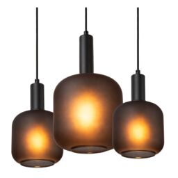Lucide 'ELOISE' Dimmable Adjustable Indoor Stylish Modern Pendant Light 7xE27 in Black - thumbnail 4
