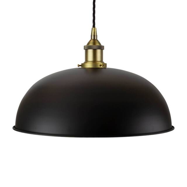 SE Home Matt Black Worcester Pendant Light - Matt Antique Brass - image 1