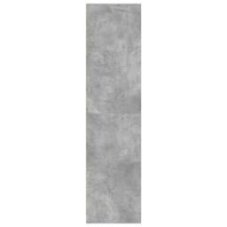 Berkfield Home Wardrobe Concrete Grey 80x50x200 cm Engineered Wood - Size: 80 x 50 x 200 cm - thumbnail 6