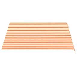 Berkfield Home Replacement Fabric for Awning Yellow & Orange 3x2.5 m - thumbnail 1