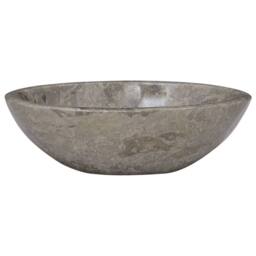Berkfield Home Sink Grey 53x40x15 cm Marble - Size: 53 x 40 x 15 cm - thumbnail 2