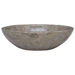 Berkfield Home Sink Grey 53x40x15 cm Marble - Size: 53 x 40 x 15 cm - thumbnail 4