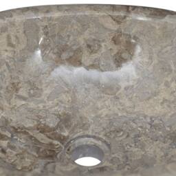 Berkfield Home Sink Grey 53x40x15 cm Marble - Size: 53 x 40 x 15 cm - thumbnail 6