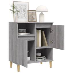 Berkfield Home Sideboard Grey Sonoma 60x35x70 cm Engineered Wood - Size: 60 x 35 x 70 cm - thumbnail 4