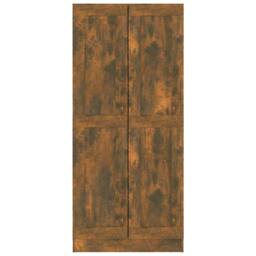 Berkfield Home Classic Book Cabinet Smoked Oak 82.5x30.5x185.5 cm Engineered Wood in Brown - thumbnail 5
