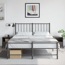 Berkfield Home Bedside Cabinets 2 pcs Black 36x39x43.5 cm Steel - thumbnail 3
