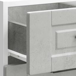 Berkfield Home Kitchen Base Cabinet Porto Concrete Grey Engineered Wood - thumbnail 9