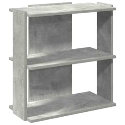 Berkfield Home Bookcase 3-Tier Concrete Grey 60x30x60 cm Engineered Wood - Size: 60 x 30 x 60 cm - thumbnail 2