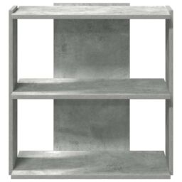 Berkfield Home Bookcase 3-Tier Concrete Grey 60x30x60 cm Engineered Wood - Size: 60 x 30 x 60 cm - thumbnail 4