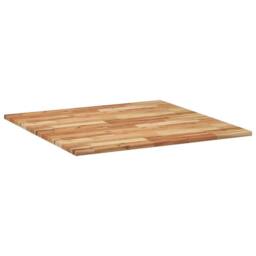 Berkfield Home Table Top Square 90x90x2 cm Solid Wood Acacia in Brown - Size: 90 x 90 x 2 cm - thumbnail 5
